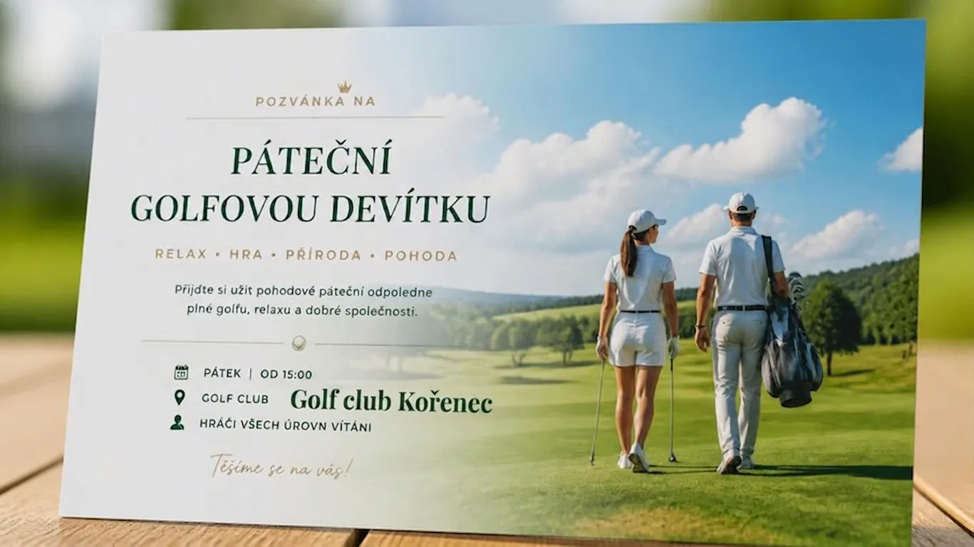 Páteční odpolední devítka 25.9.2026